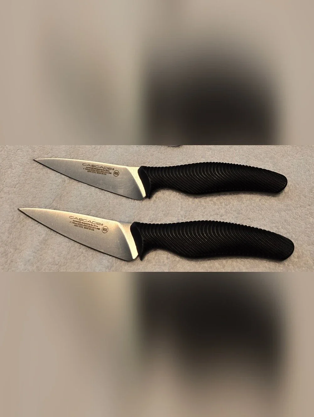 Cascade 5-Piece Black Handle Knife Set